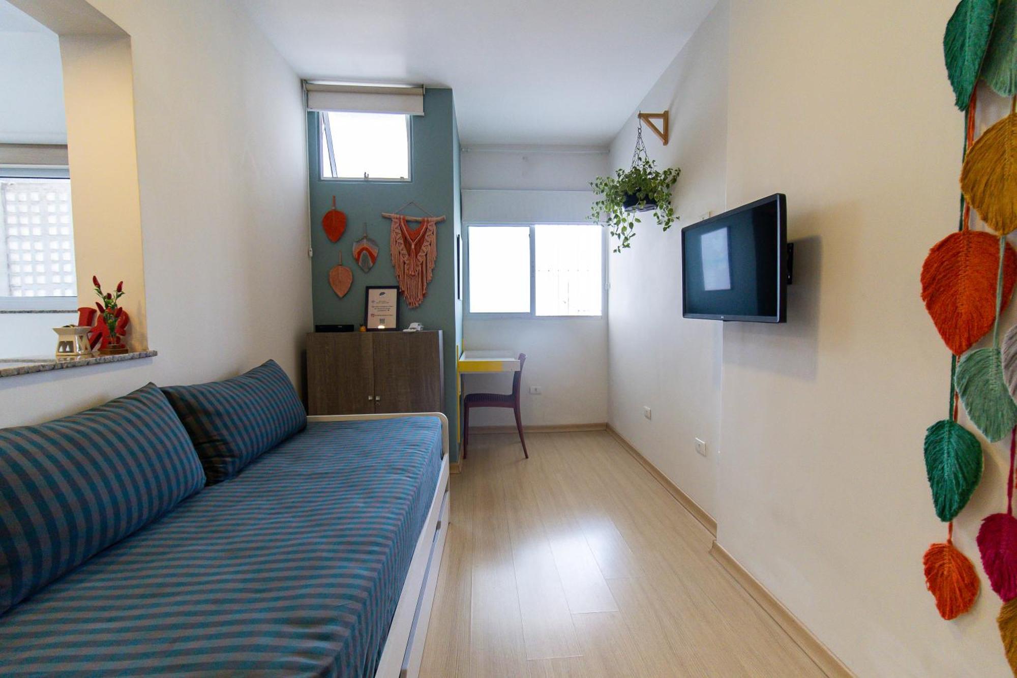 Studio Copan - Ar Condicionado - Wifi - Prox Ao Metro - Sp เซาเปาโล ภายนอก รูปภาพ